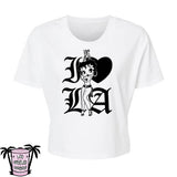 I ♡ LA - Alternative Women's Crop Tee *NEW STYLE*