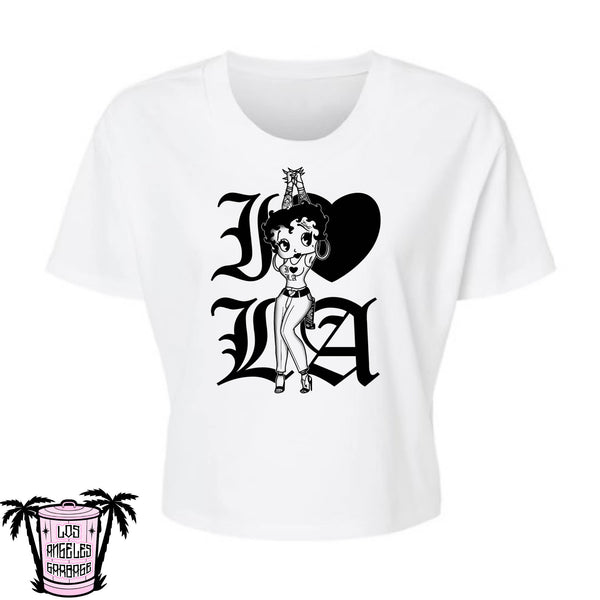 I ♡ LA - Alternative Women's Crop Tee *NEW STYLE*