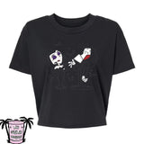 Malaria and Grim - Alternative Women's Crop Tee *NEW STYLE*