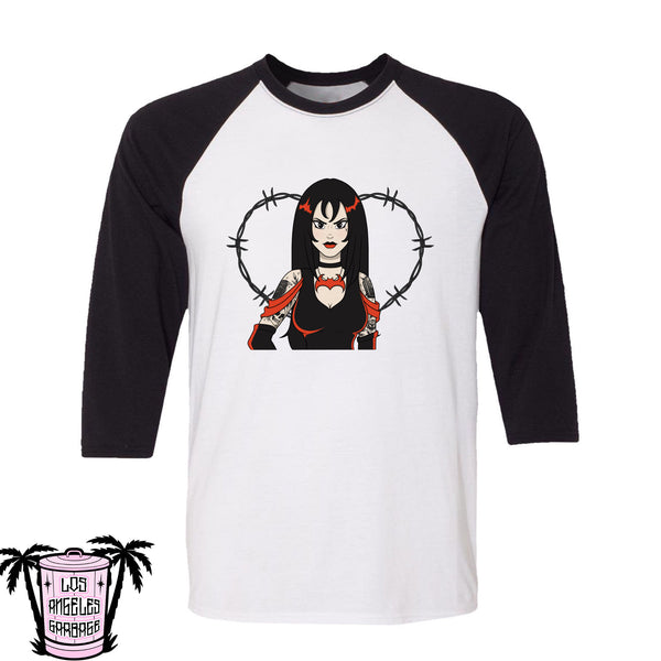 Hex Girl - Men's/Unisex Raglan