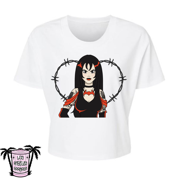 Hex Girl - Alternative Women's Crop Tee *NEW STYLE*