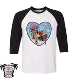 Jerry and Cherie - Men's/Unisex Raglan