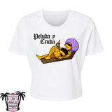 Peluda y Cruda - Alternative Women's Crop Tee *NEW STYLE*