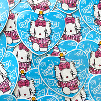Kittys Clown Club - Sticker