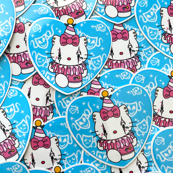Kittys Clown Club - Sticker