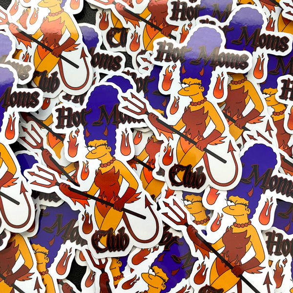 Hot Moms Club - Holographic Sticker