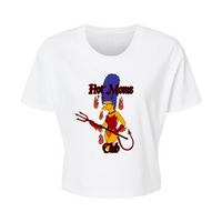Hot Moms Club - Alternative Women's Crop Tee *NEW STYLE*