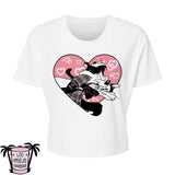 Love is in the air - Alternative Women's Crop Tee *NEW STYLE*