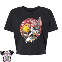 Bunny Love - Alternative Women's Crop Tee *NEW STYLE*