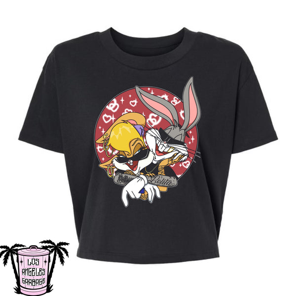 Bunny Love - Alternative Women's Crop Tee *NEW STYLE*