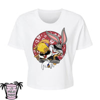 Bunny Love - Alternative Women's Crop Tee *NEW STYLE*