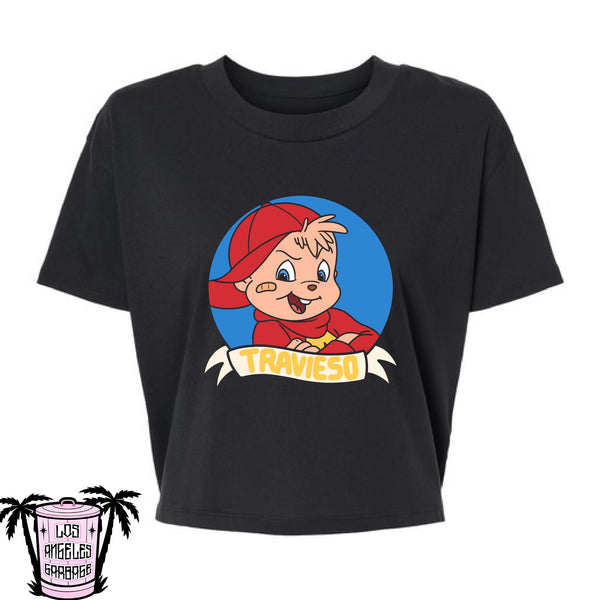 Travieso - Alternative Women's Crop Tee *NEW STYLE*