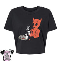 Mean Pills - Alternative Women's Crop Tee *NEW STYLE*