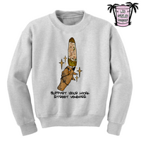 Support local street vendors - Men's/Unisex Sweatshirt