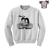 Love is... Cruisin' together - Men's/Unisex Sweatshirt