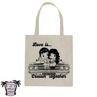 Love is... Cruisin' together - Tote Bag