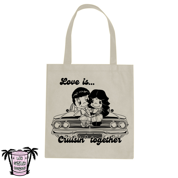 Love is... Cruisin' together - Tote Bag