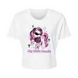 Purple MLH - Alternative Women's Crop Tee *NEW STYLE*