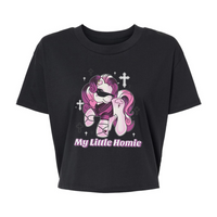 Purple MLH - Alternative Women's Crop Tee *NEW STYLE*