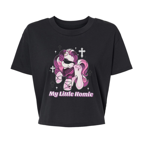 Purple MLH - Alternative Women's Crop Tee *NEW STYLE*