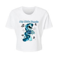 Blue MLH - Alternative Women's Crop Tee *NEW STYLE*