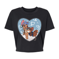 Jerry and Cherie - Alternative Women's Crop Tee *NEW STYLE*