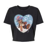 Jerry and Cherie - Alternative Women's Crop Tee *NEW STYLE*