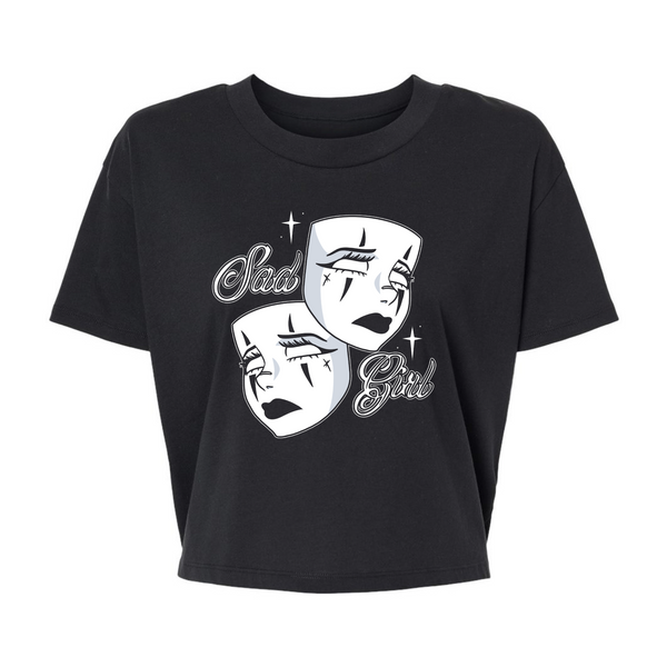 Sad for life - Alternative Women's Crop Tee *NEW STYLE*
