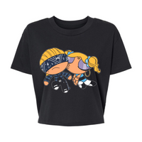 Boomer and Bubbles - Alternative Women's Crop Tee *NEW STYLE*