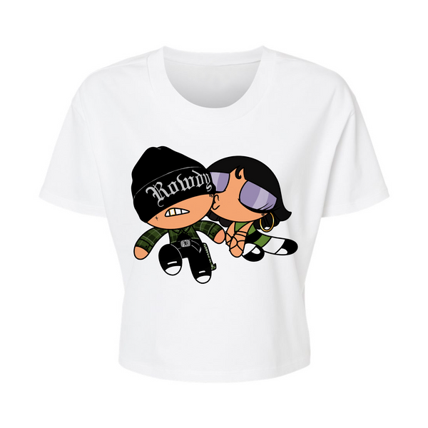 Butch and Buttercup - Alternative Women's Crop Tee *NEW STYLE*
