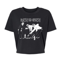 Down to clown - Alternative Women's Crop Tee *NEW STYLE*