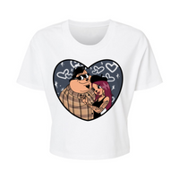 Mocha y Pj - Alternative Women's Crop Tee *NEW STYLE*