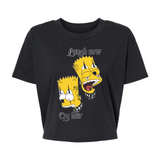 Laugh now Cry later - Alternative Women's Crop Tee *NEW STYLE*