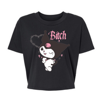 B*tch - Alternative Women's Crop Tee *NEW STYLE*