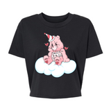 Bad Times Bear - Alternative Women's Crop Tee *NEW STYLE*