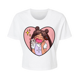 Mocha Paleta Power - Alternative Women's Crop Tee *NEW STYLE*