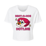 Beat-A-Ho* Hotline - Alternative Women's Crop Tee *NEW STYLE*