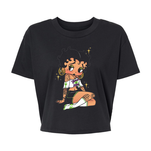 Stoner Babe - Alternative Women's Crop Tee *NEW STYLE*