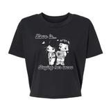 Love is... Buying her tacos - Alternative Women's Crop Tee *NEW STYLE*