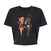 Twin Locas - Alternative Women's Crop Tee *NEW STYLE*