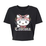 Kitty can scratch - Alternative Women's Crop Tee *NEW STYLE*