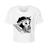Angel baby - Alternative Women's Crop Tee *NEW STYLE*