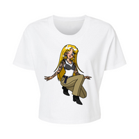 Cholita Moon - Alternative Women's Crop Tee *NEW STYLE*