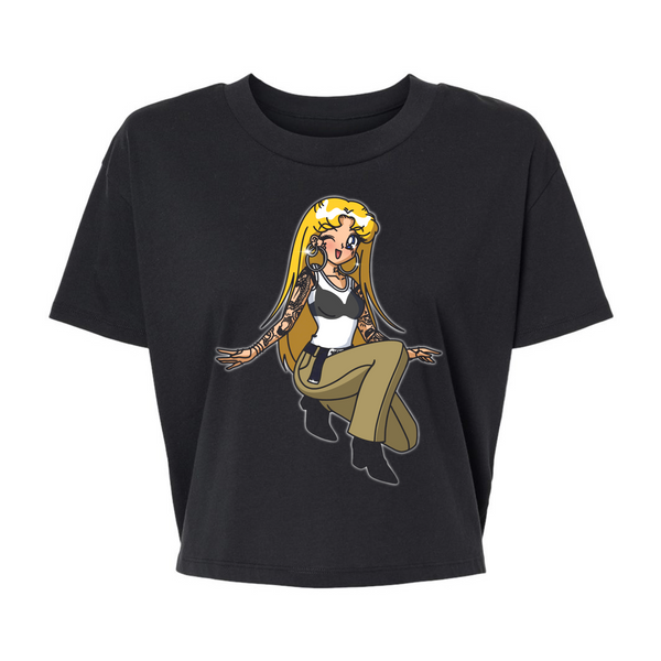 Cholita Moon - Alternative Women's Crop Tee *NEW STYLE*