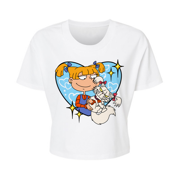 Fluffy and me - Alternative Women's Crop Tee *NEW STYLE*