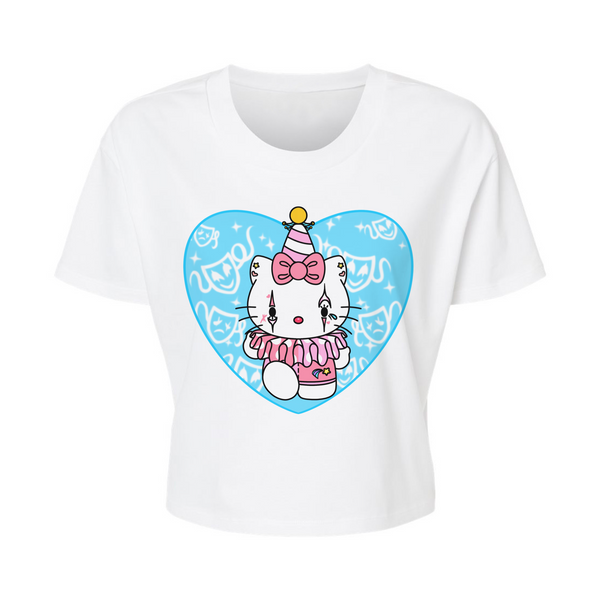 Kittys Clown Club - Alternative Women's Crop Tee *NEW STYLE*