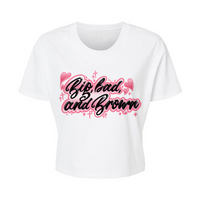 Big bad and brown - Alternative Women's Crop Tee *NEW STYLE*
