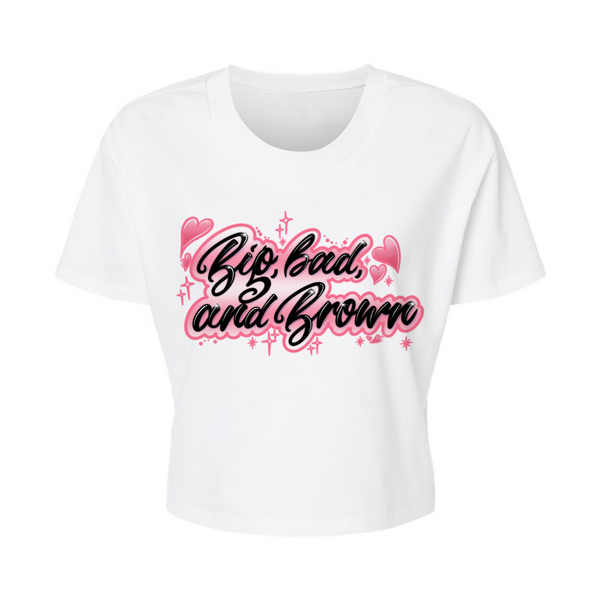 Big bad and brown - Alternative Women's Crop Tee *NEW STYLE*