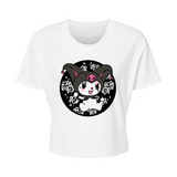Bunnys Clown Club - Alternative Women's Crop Tee *NEW STYLE*