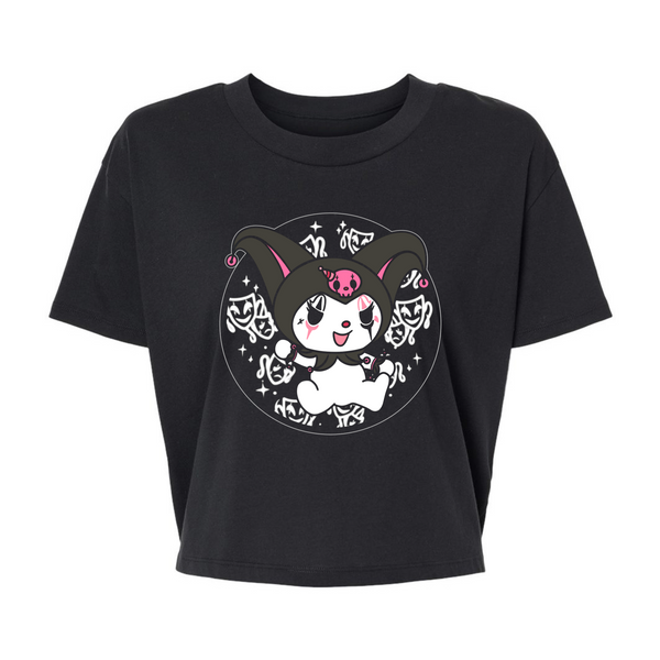 Bunnys Clown Club - Alternative Women's Crop Tee *NEW STYLE*